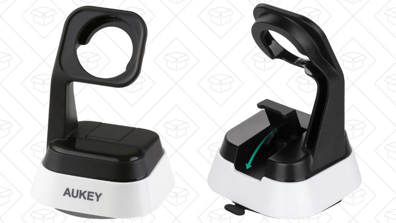Estación de carga para el Apple Watch con succión | $7 | Amazon | Usa el código AUKEYWS1